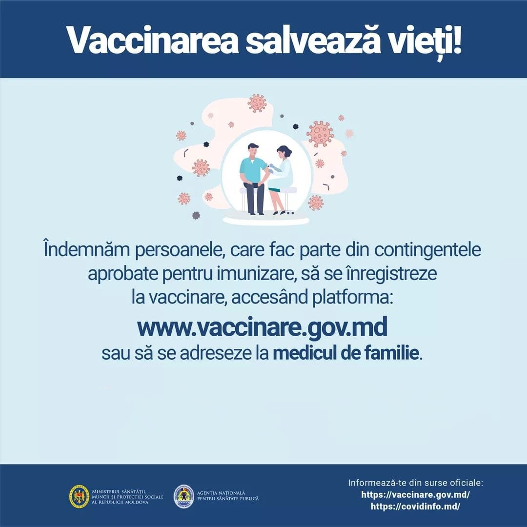 Vaccinarea salvează vieți!