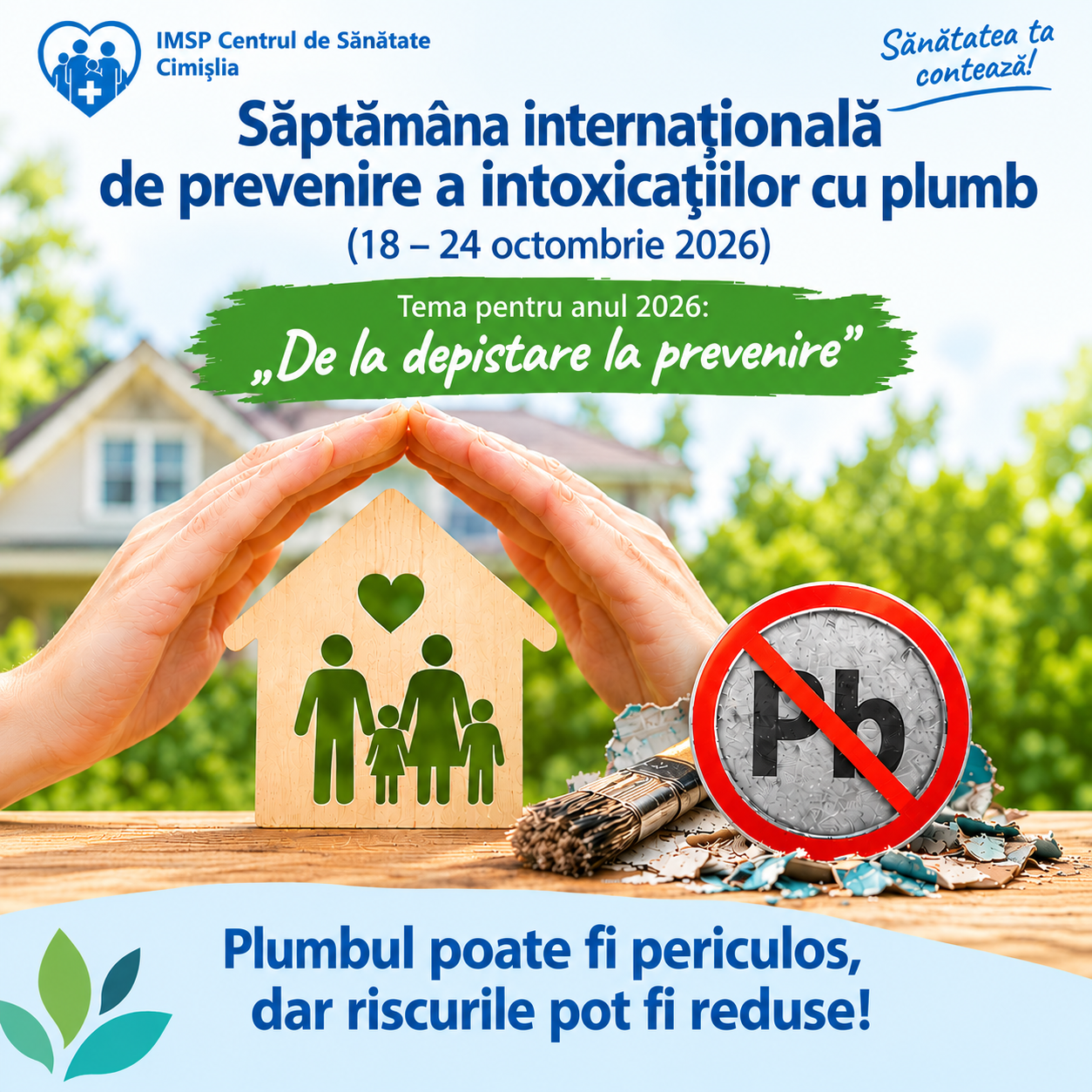 Săptămâna internațională de prevenire a intoxicațiilor cu plumb
